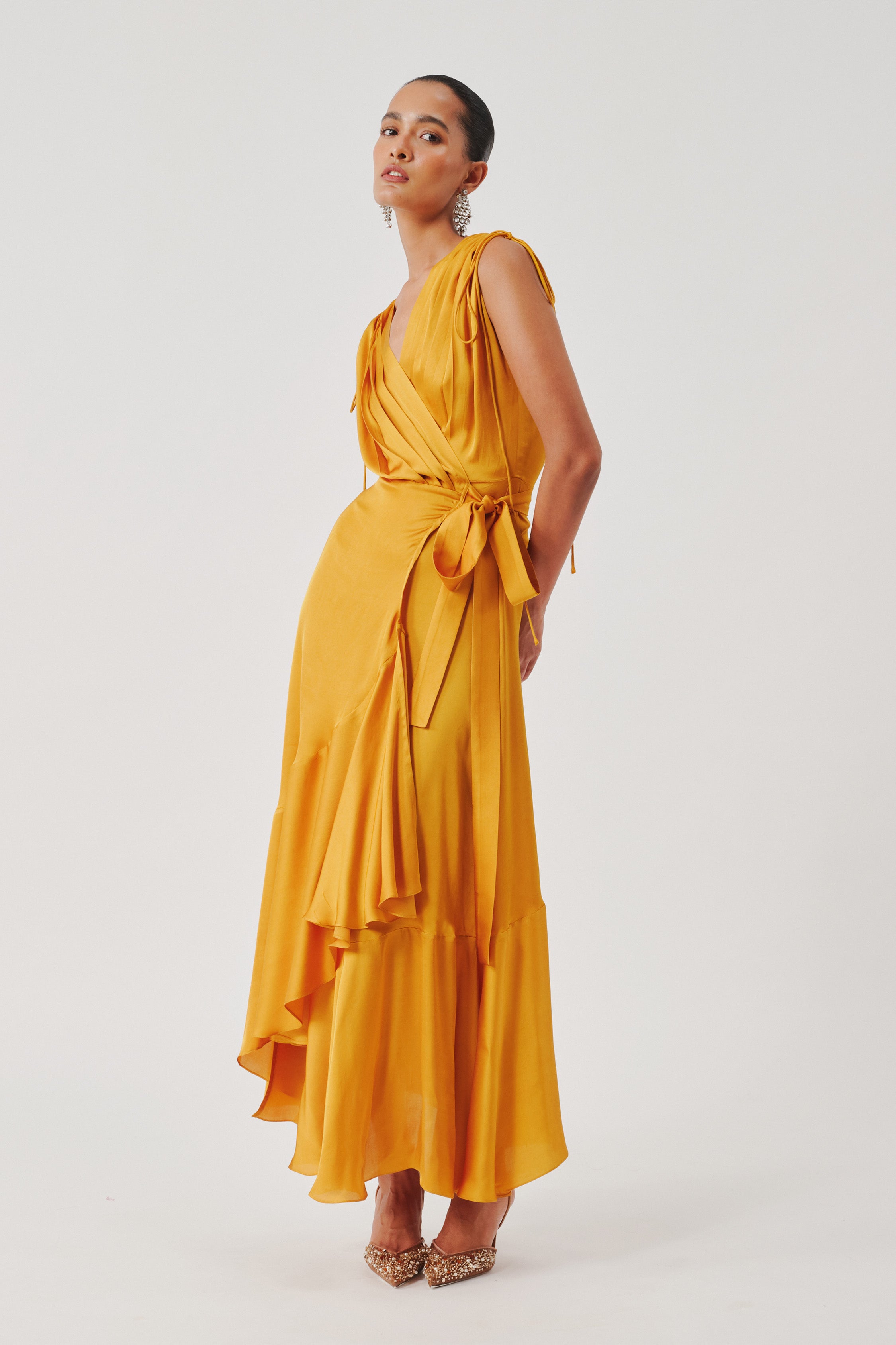 Rumba Dress in Mustard