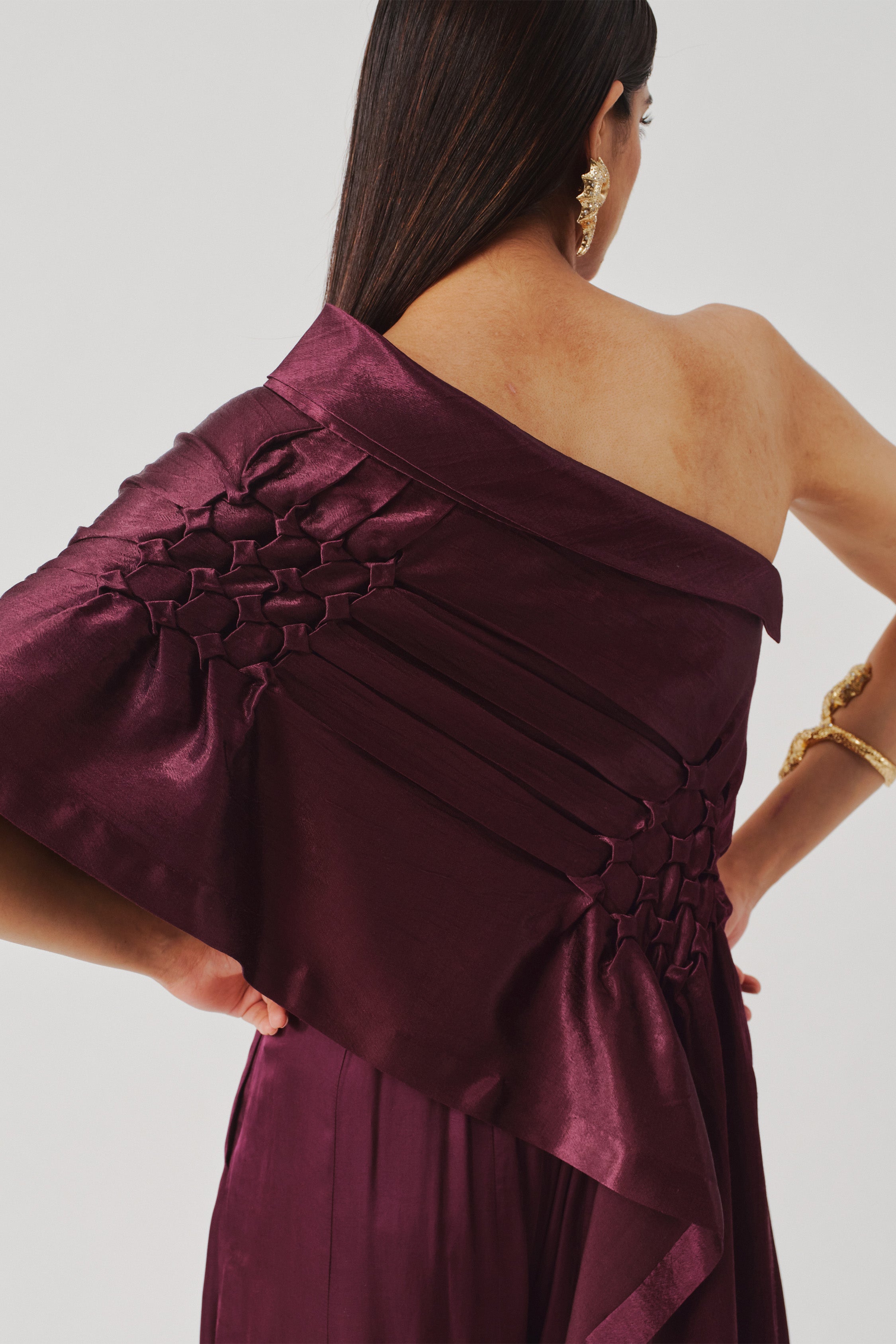 Pisa Top in Burgundy