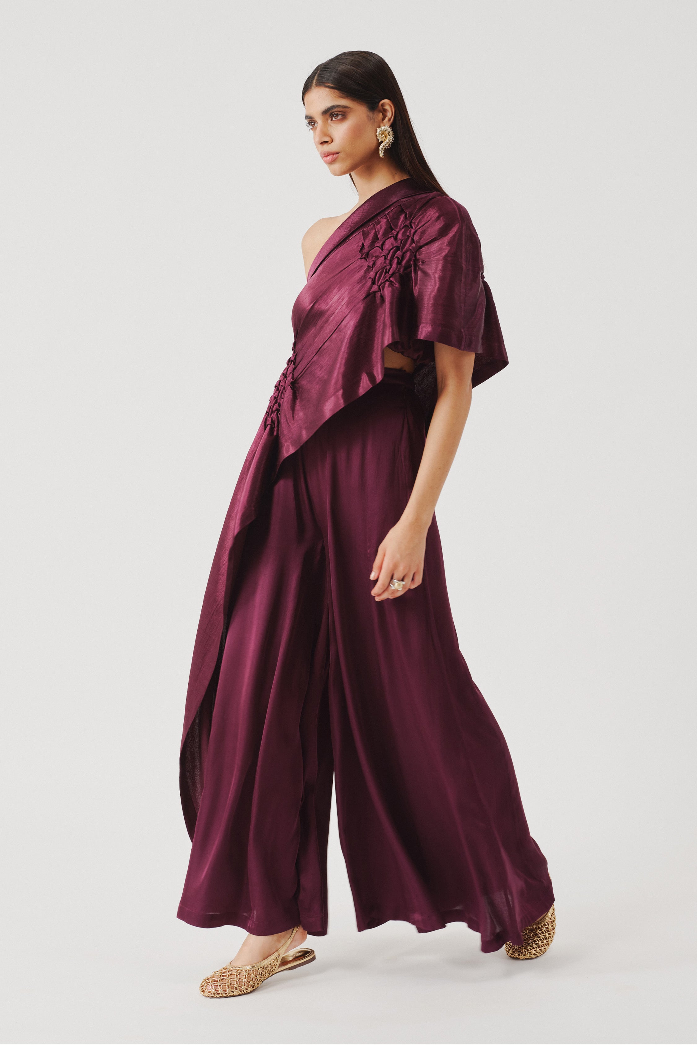 Soiree Pants in Burgundy