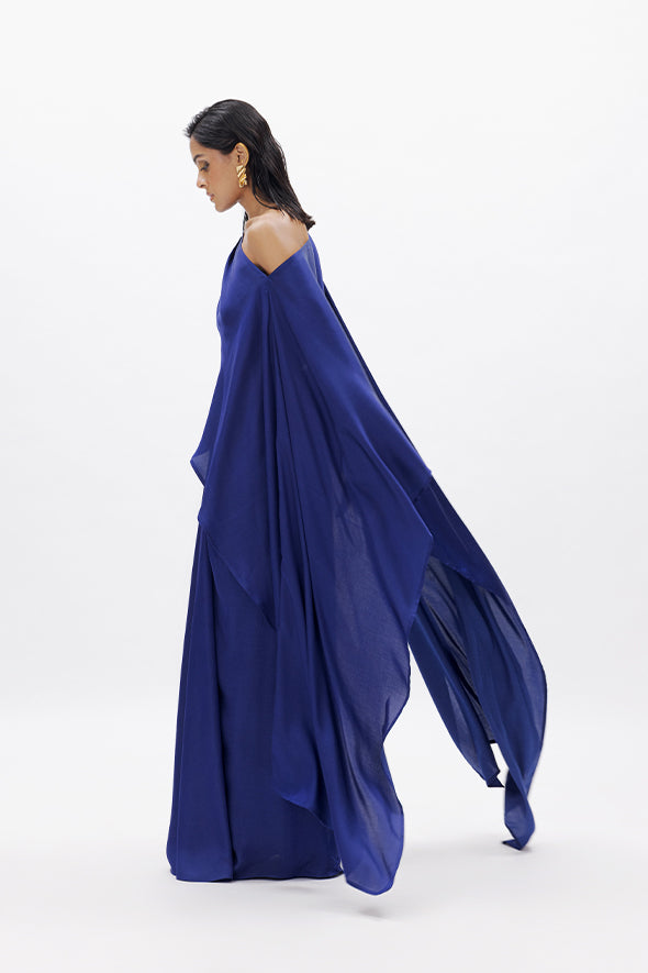 Aroka Modal Satin Pleated Skirt- Relax Fit with Fitted waistband with Back zipper.