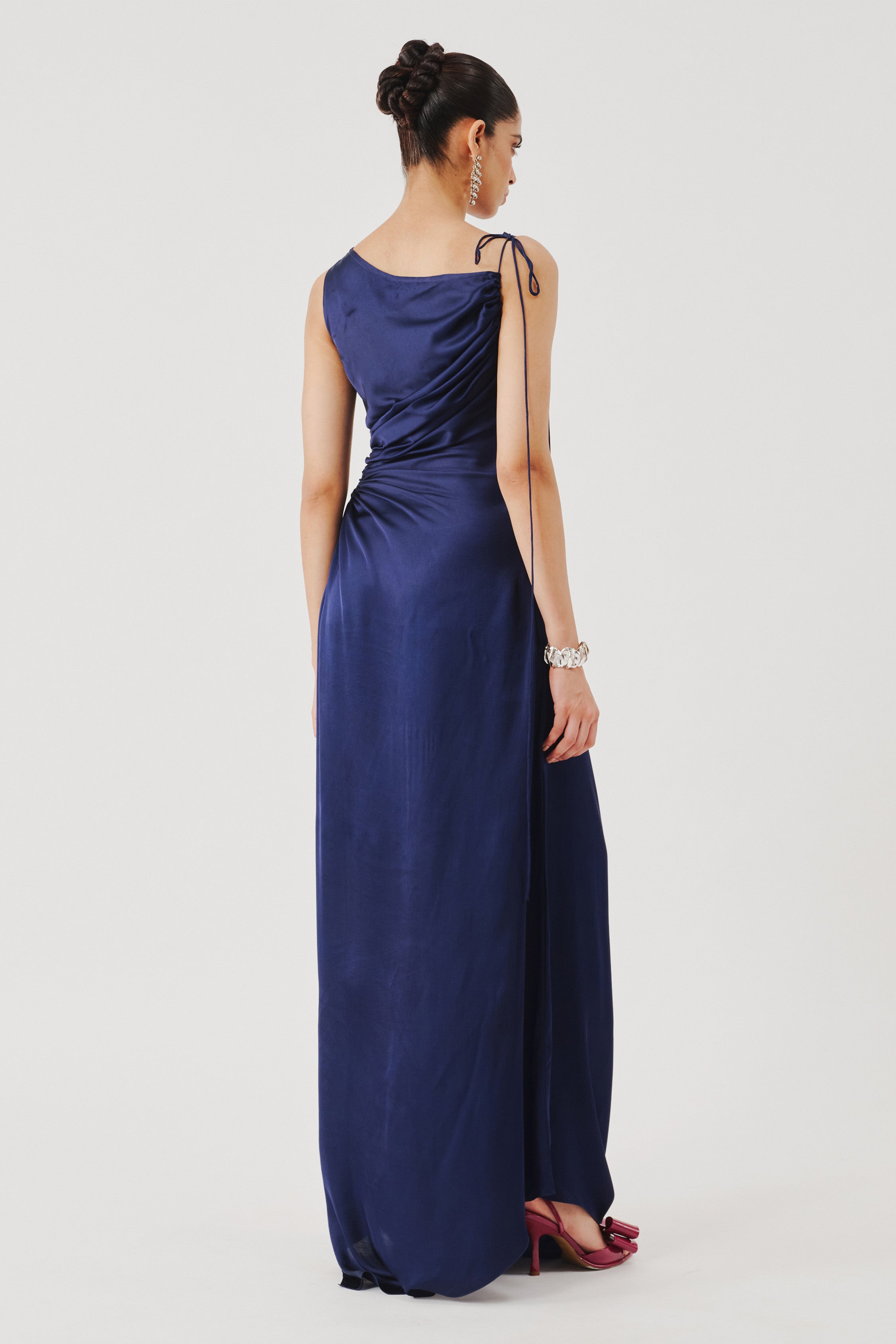 Selene Cutout Dress in Navy