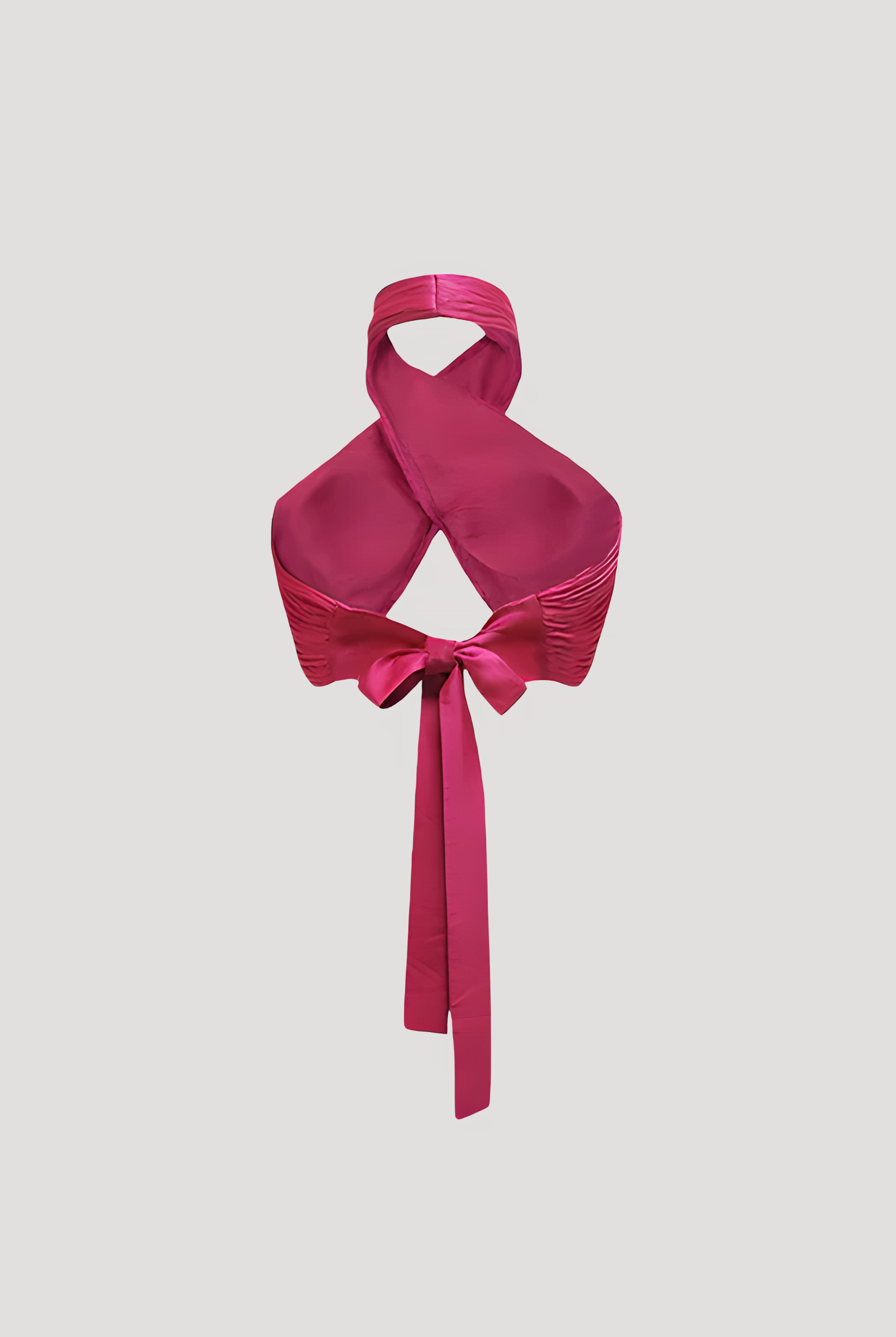 Hope Halter Neck Top in Hot Pink