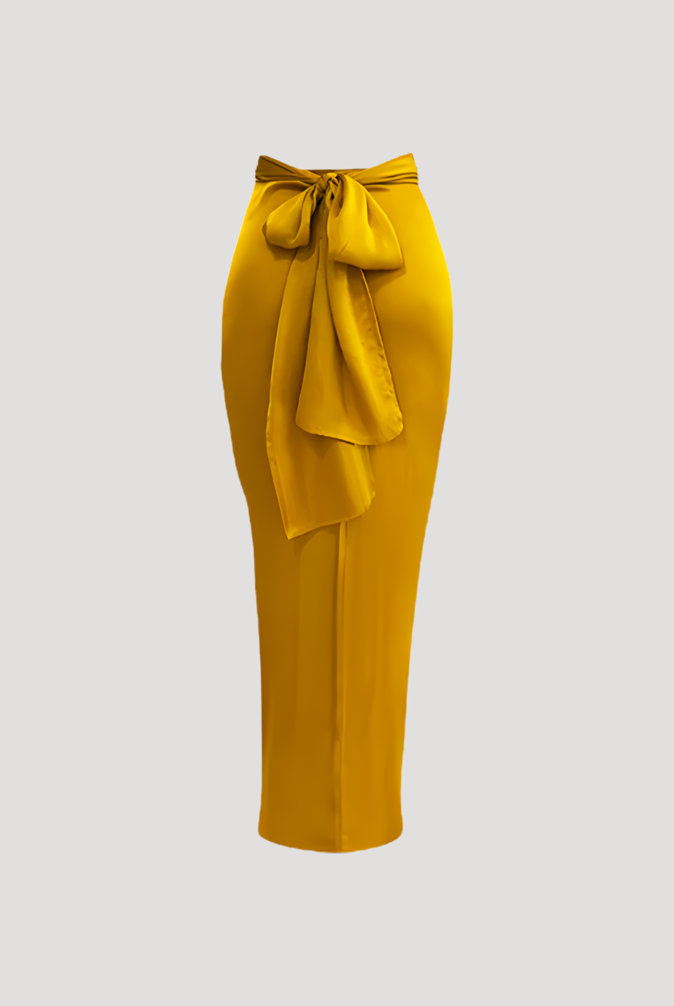 Honey Multiway Draped Skirt in Mustard