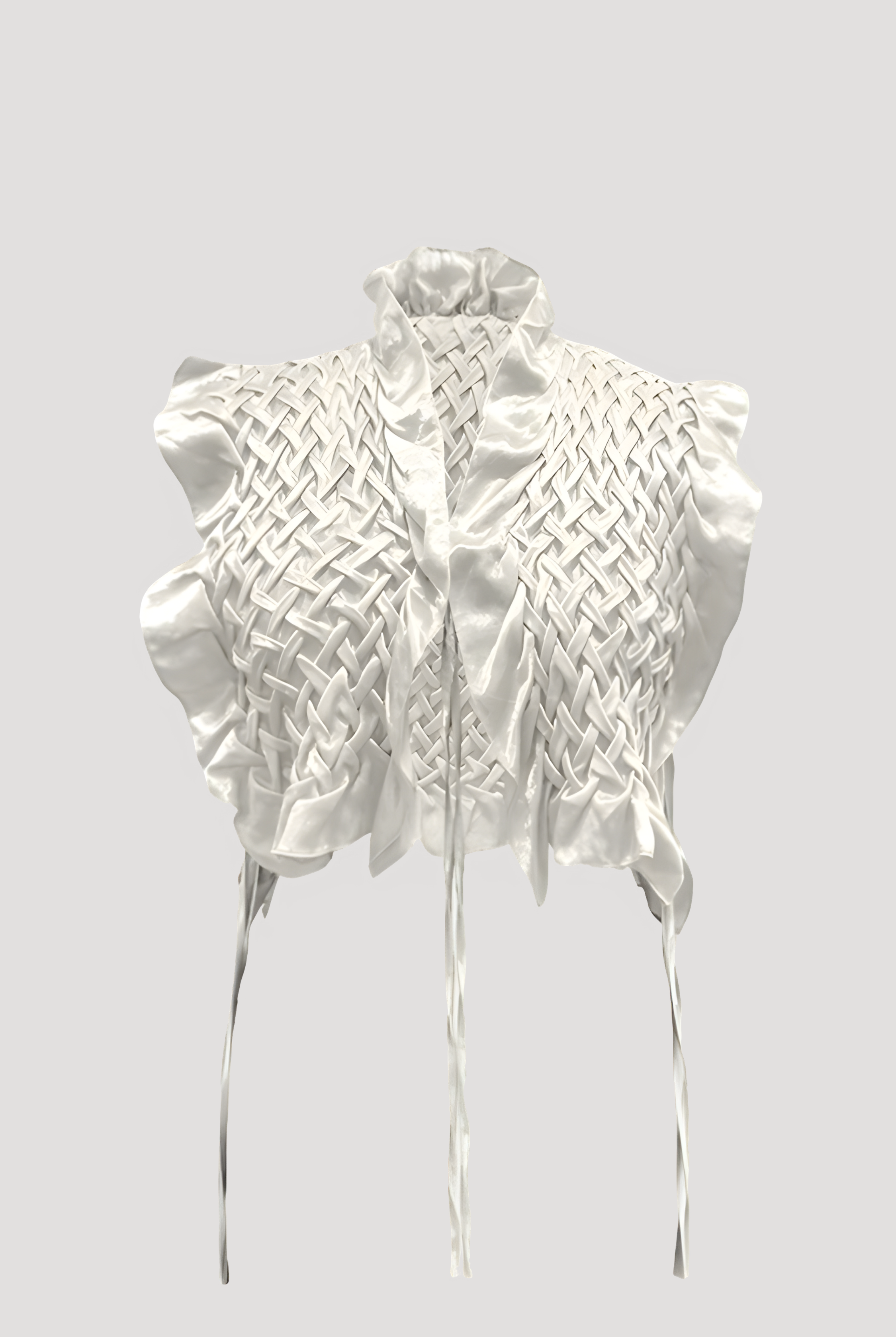 Phoenix Mashru Bib in White