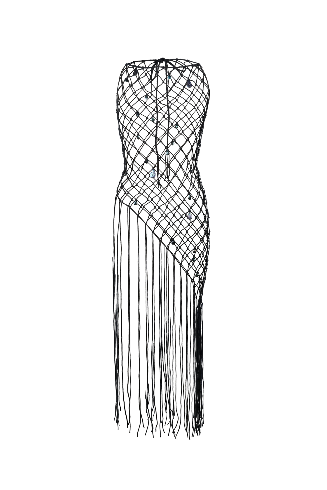 Baroque Glamour macrame dress