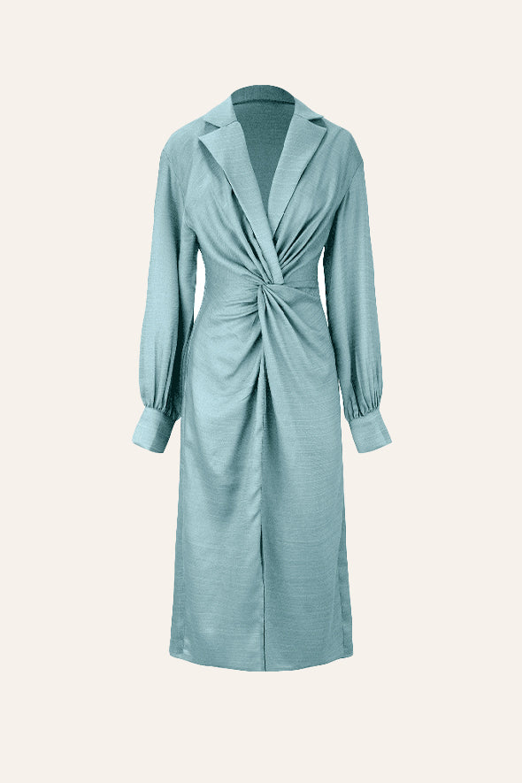 Anna Twist Shirt Dress