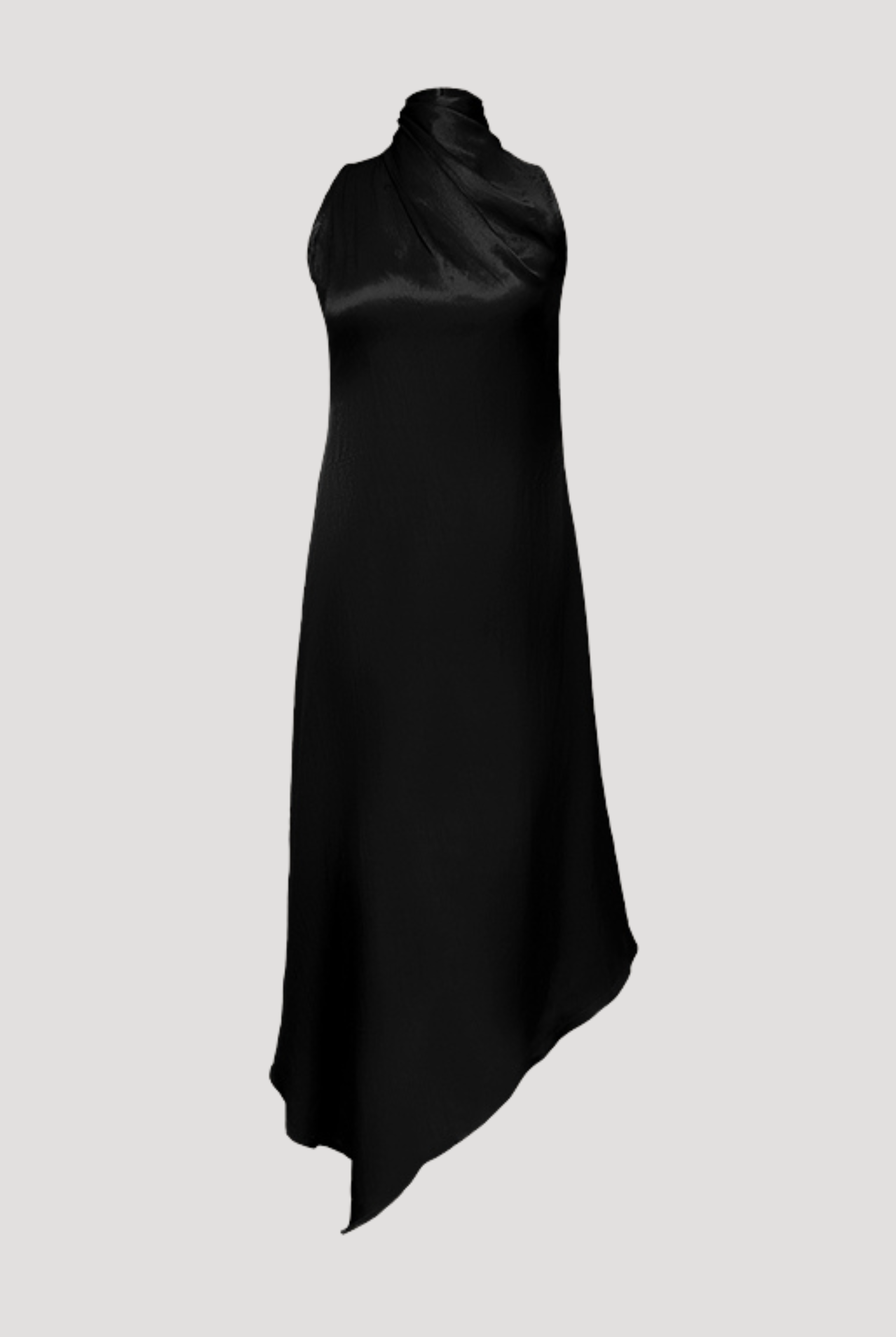 Cara Cowl Dress in Black