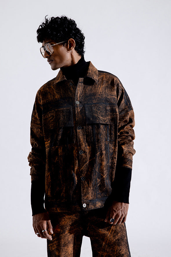 Rust Grunge Jeans