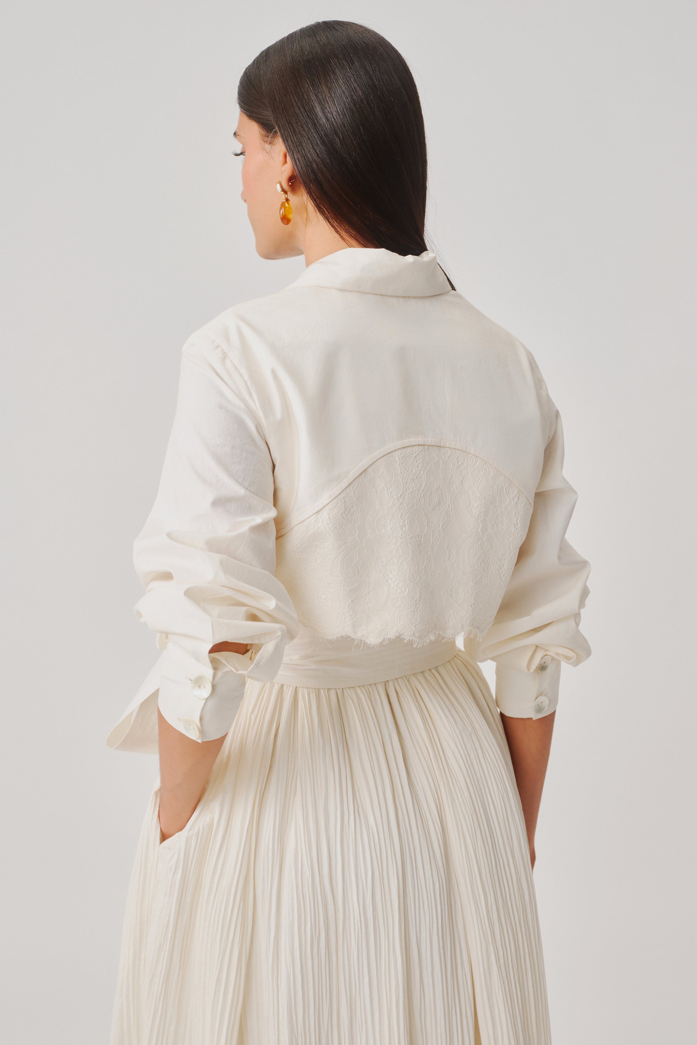 Ivory Atelier Trench Dress