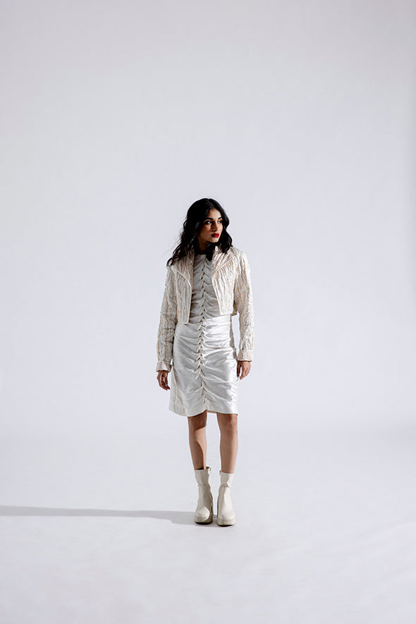 Champagne Quilted Jacket