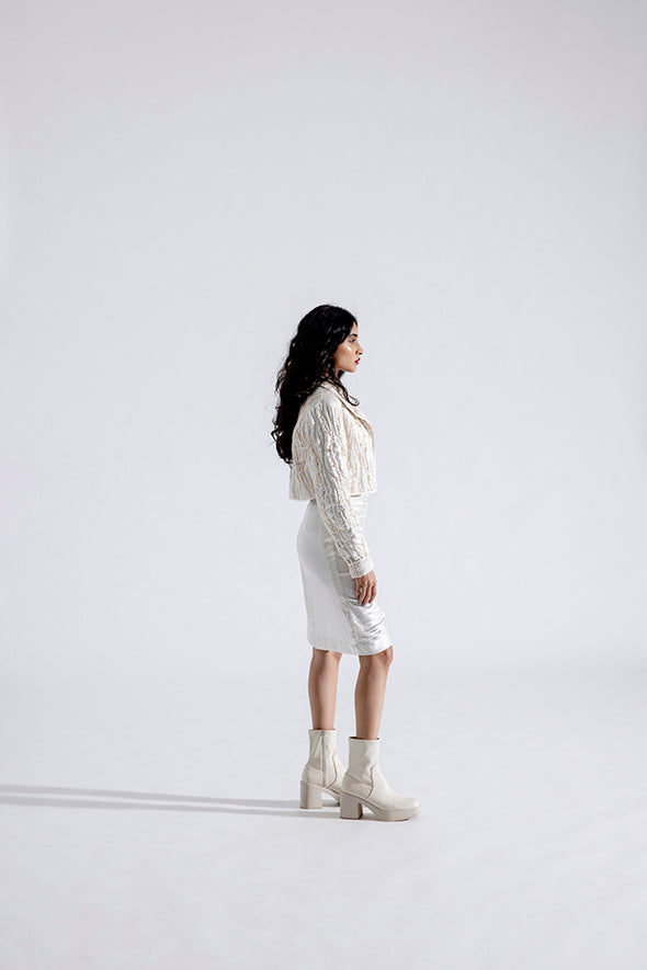 Champagne Quilted Jacket