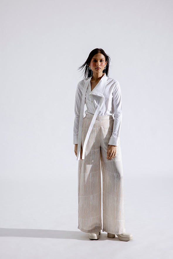 Stripe satin kiah pants
