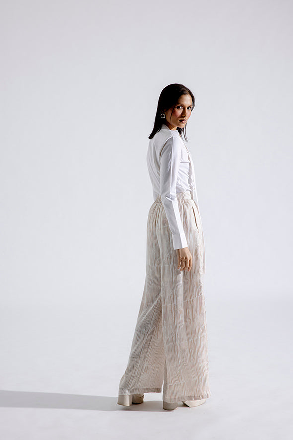 Stripe satin kiah pants