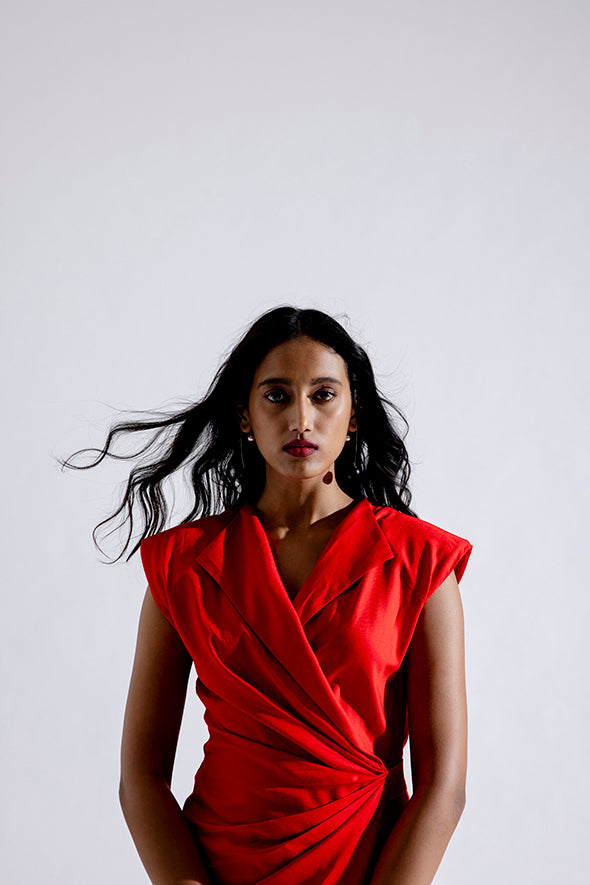 Penelope wrap dress