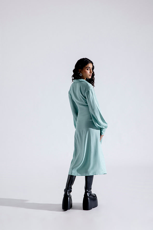 Anna Twist Shirt Dress