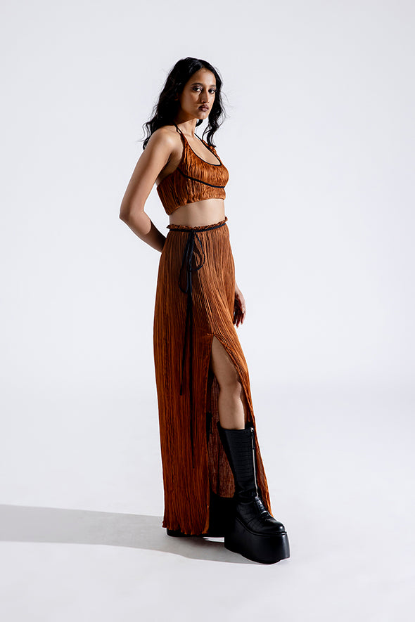 Bronze Ruched set