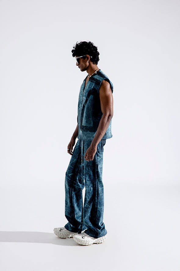 Ice Grunge Zipper Vest