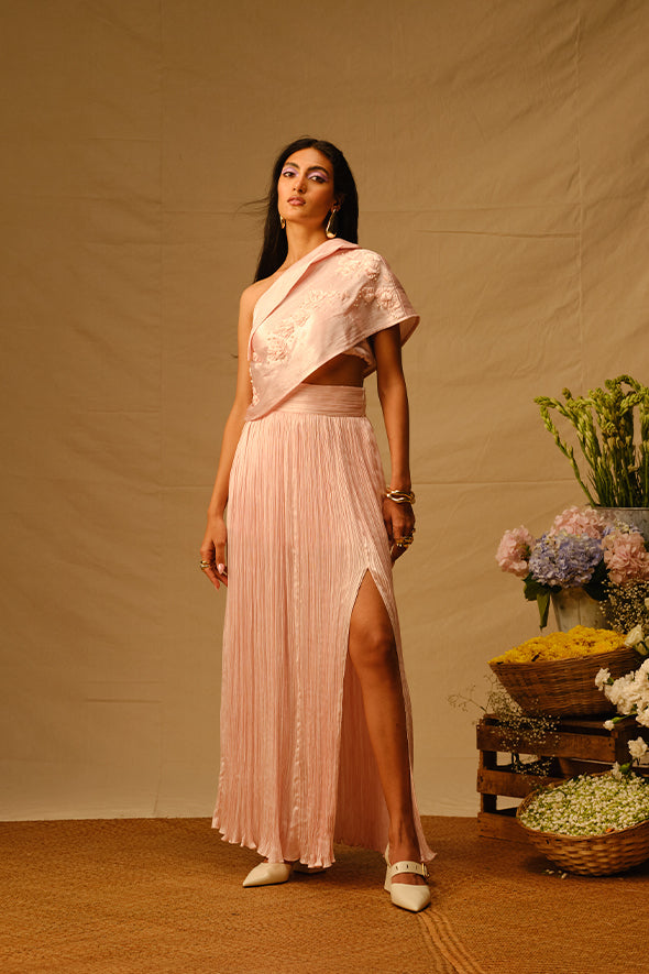 Peony Embroidered Top