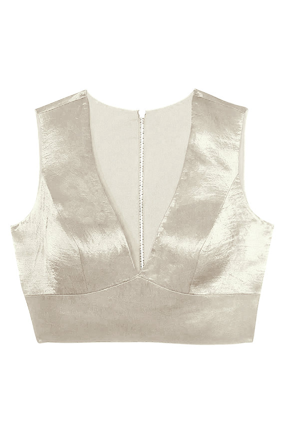 Canopy Clouds - Zipper Back Blouse