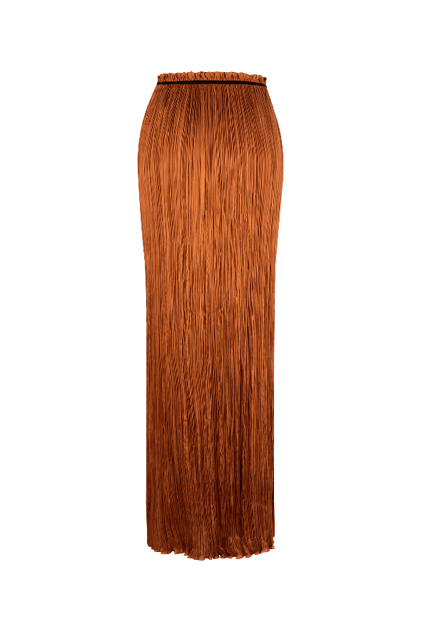 Bronze Ruched Skirt