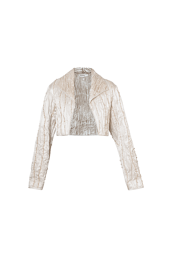 Champagne Quilted Jacket