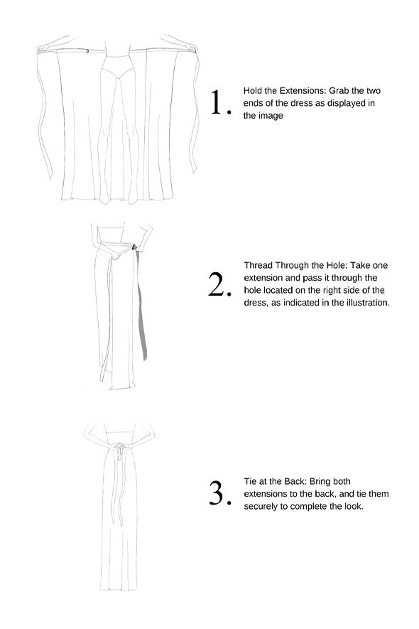 Riptide Skirt in Vertical Red Tie-dye and Solid Brown Multiway Drape Skirt from Aroka.