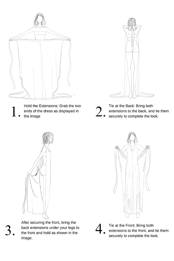 Stellar Jumpsuit in Red Tie-die, Multiway drapable in jumpsuit and pants from Aroka.