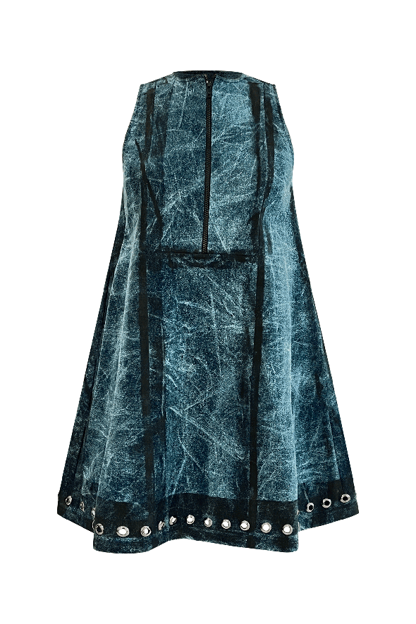 Twiggy denim mini dress