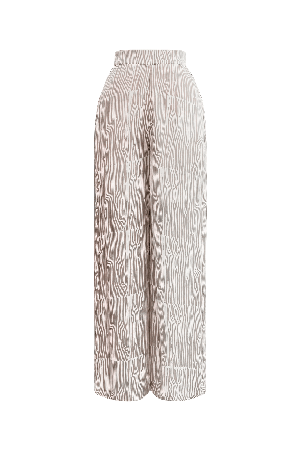 Stripe satin kiah pants