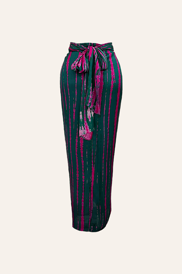 Tie-dye Halter Top with the Tie-dye Multiway Skirt set from Aroka.