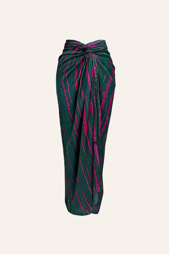 Tie-dye Halter Top with the Tie-dye Multiway Skirt set from Aroka.