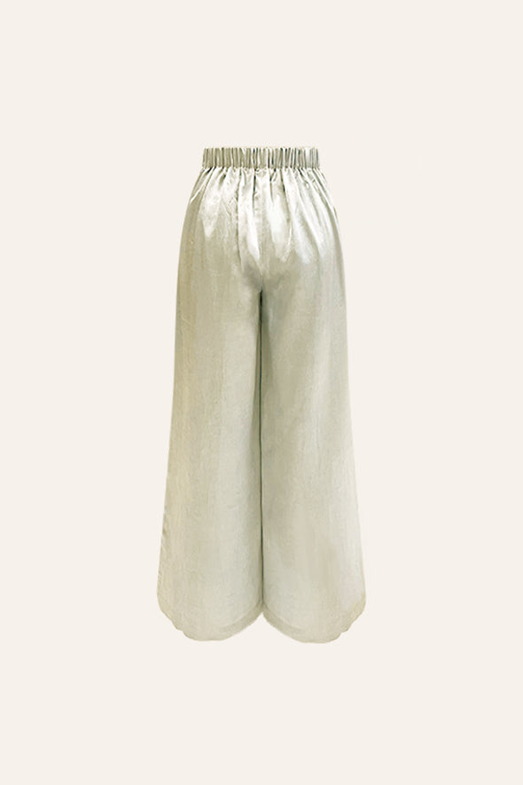 Molly Pintuck Pants in Ivory