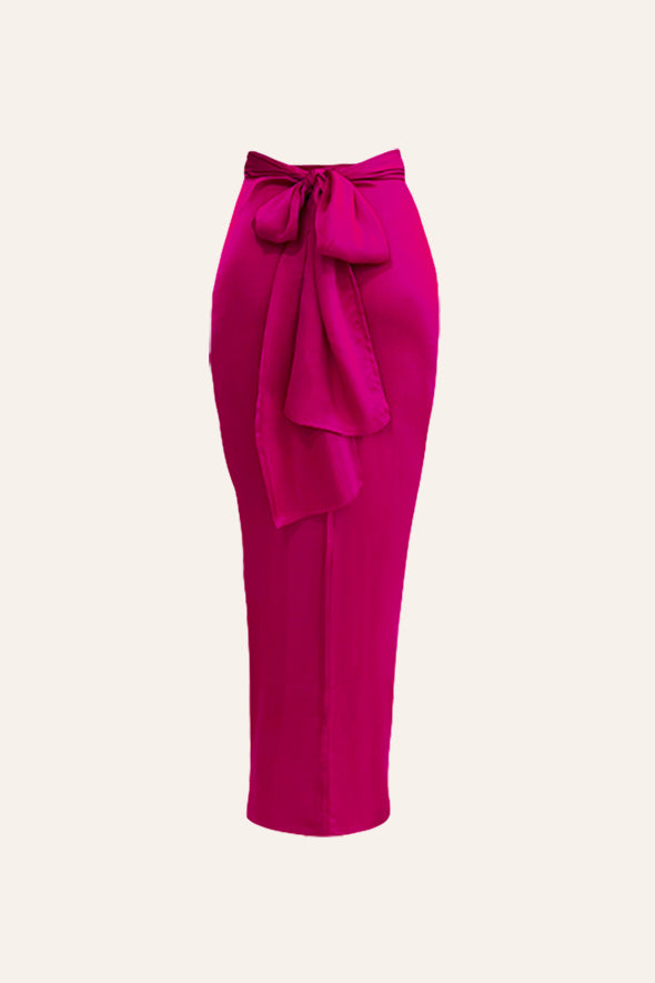 Pink Sarong- versatile multiway draped skirt and sarong from Aroka.