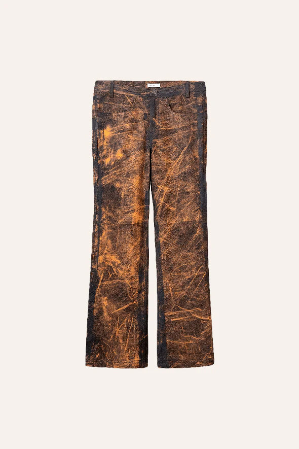 Rust Grunge Jeans