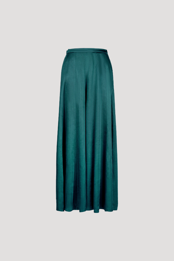 Soiree Pants in Emerald Green