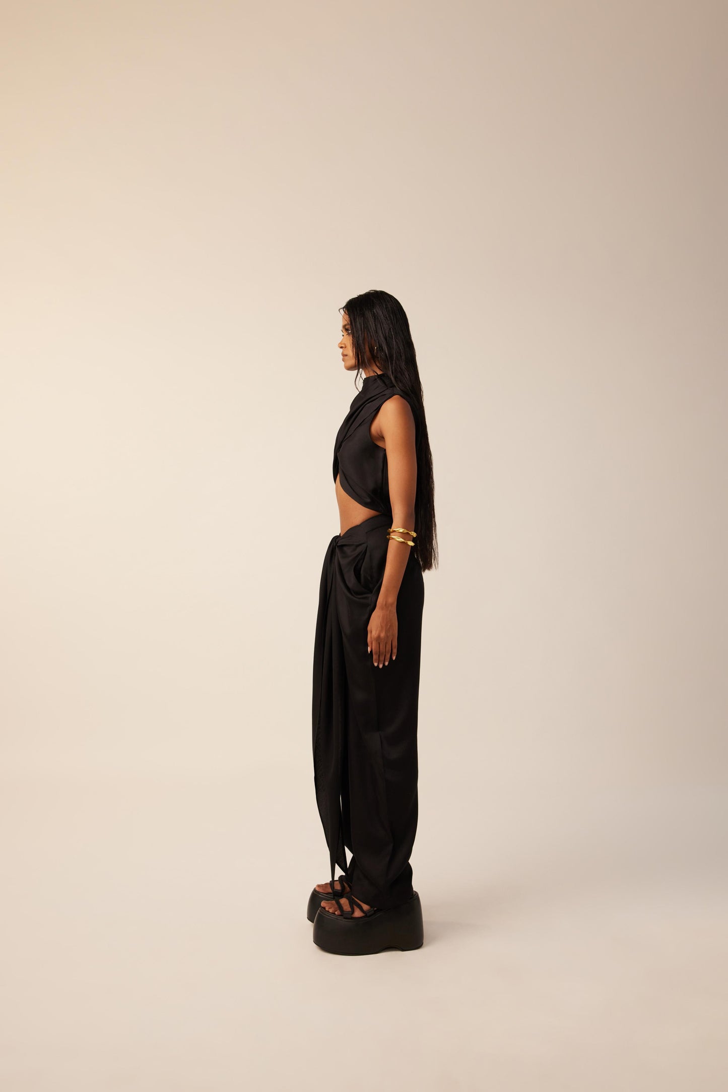 Midnight Whispers Crop Top