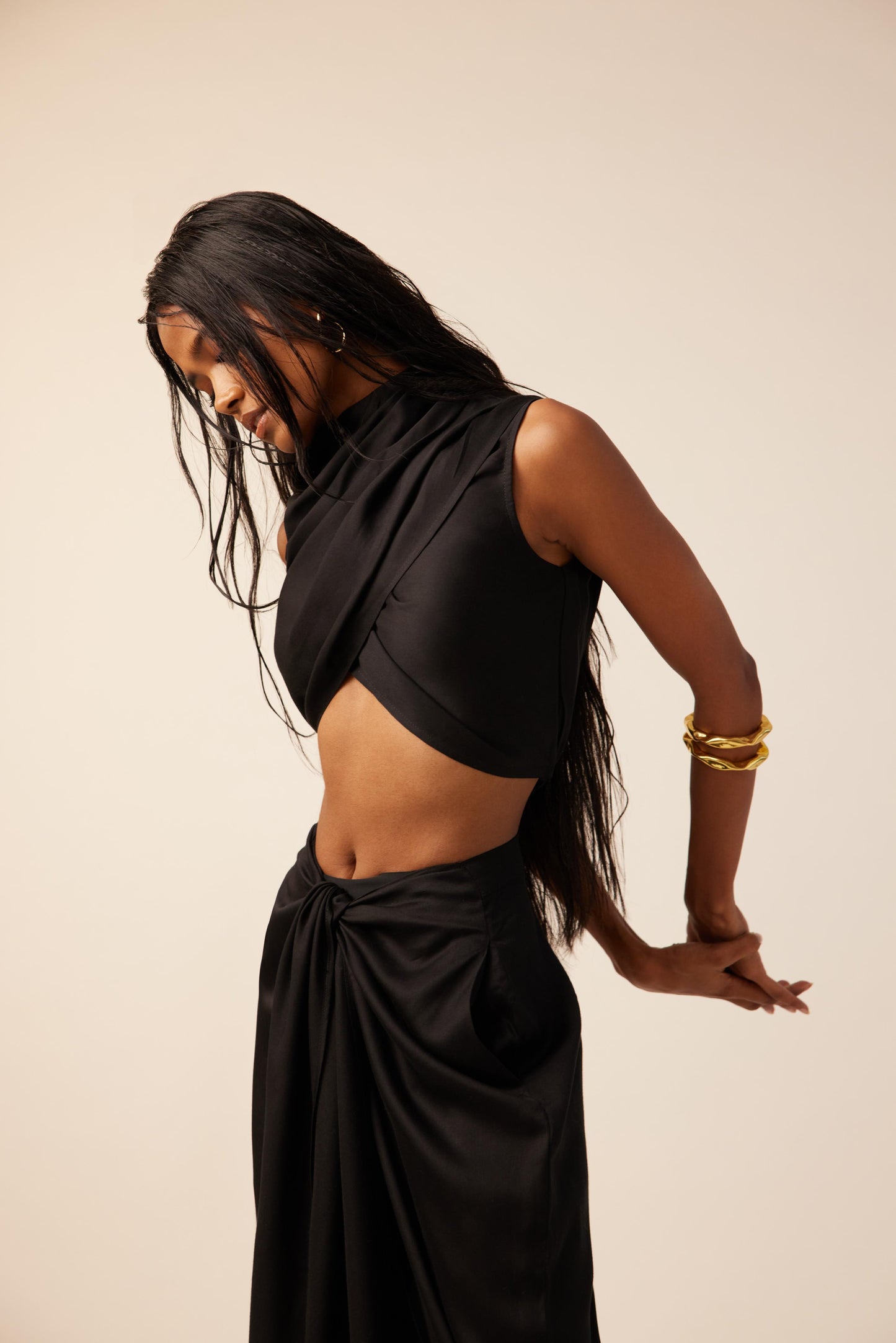 Midnight Whispers Crop Top