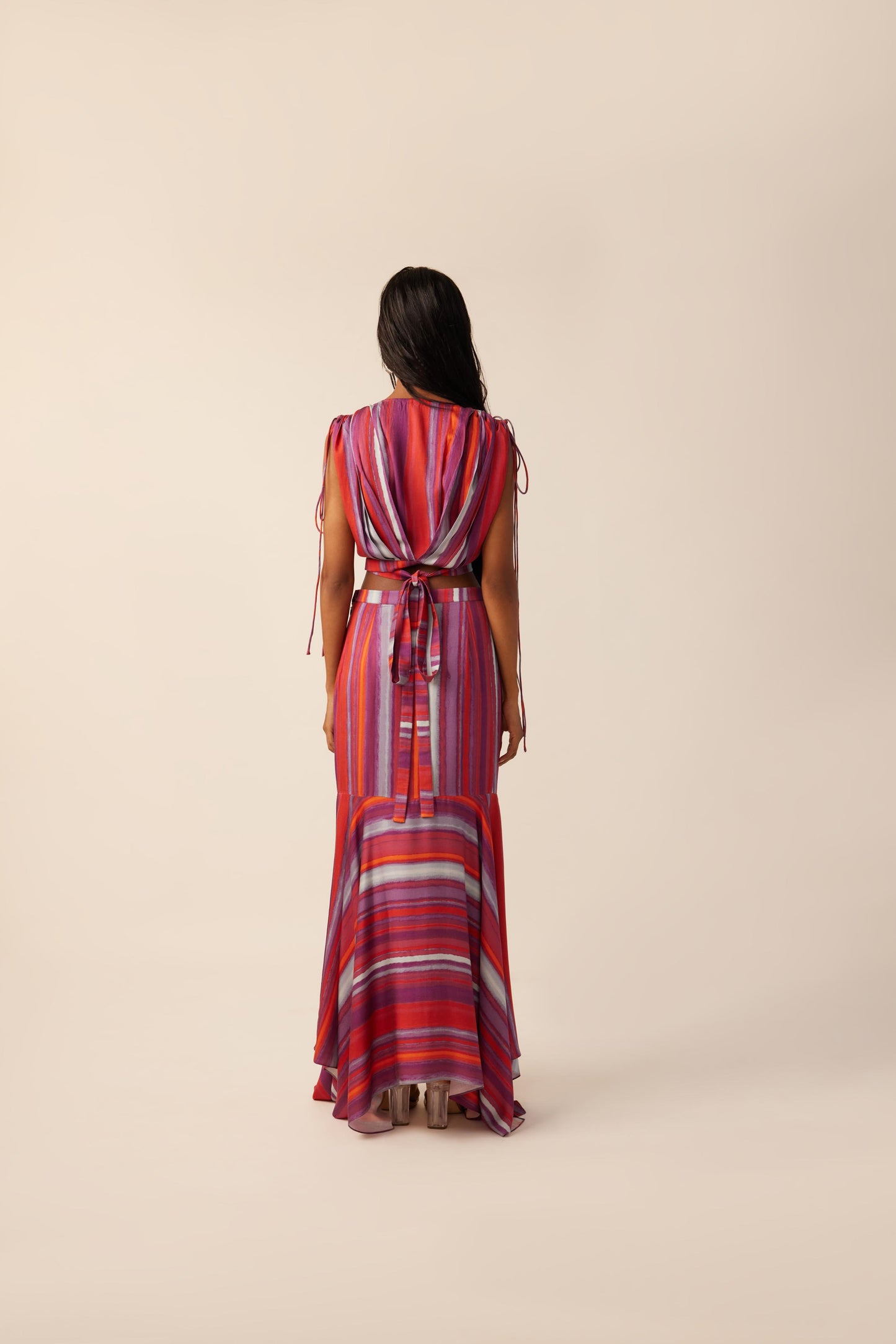 Ruby Serenade Wrap Top