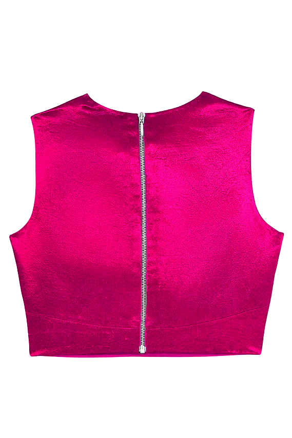 Canopy Clouds - Zipper Back Blouse