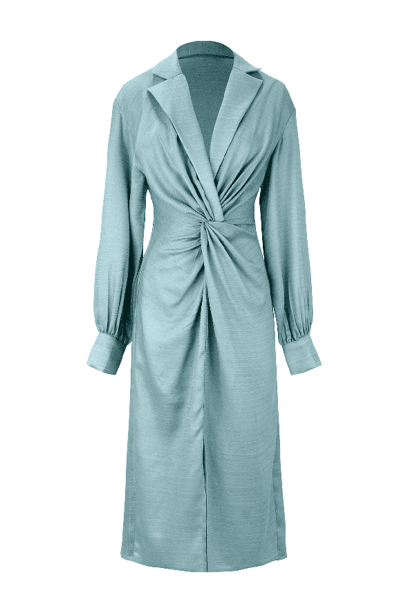 Anna Twist Shirt Dress