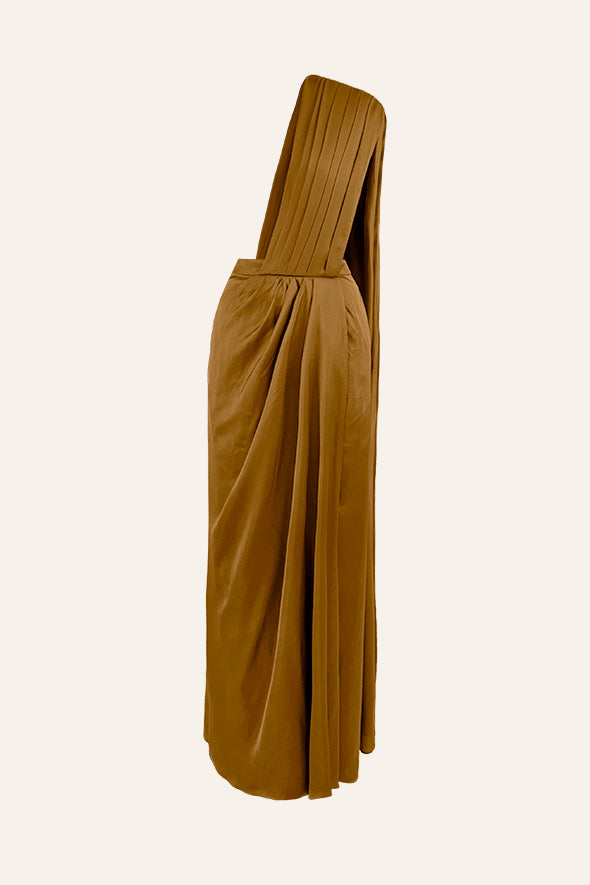 Jasmine Draped Concept Saree in Golden