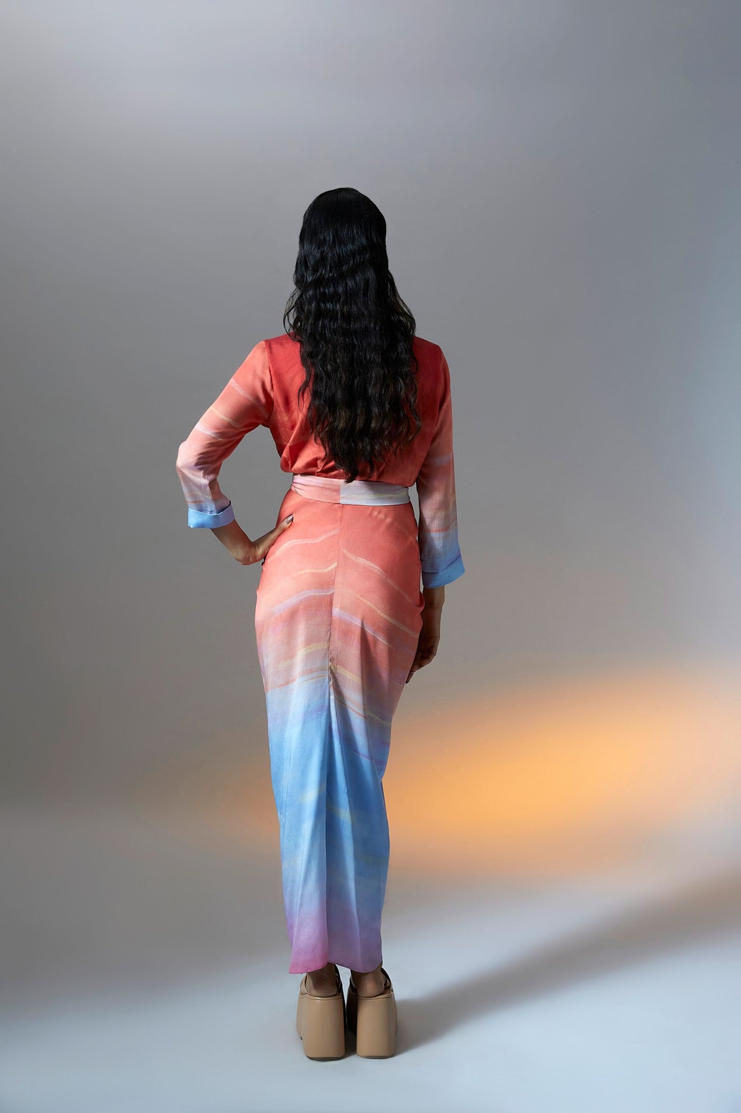 Lumiere Sunset dress