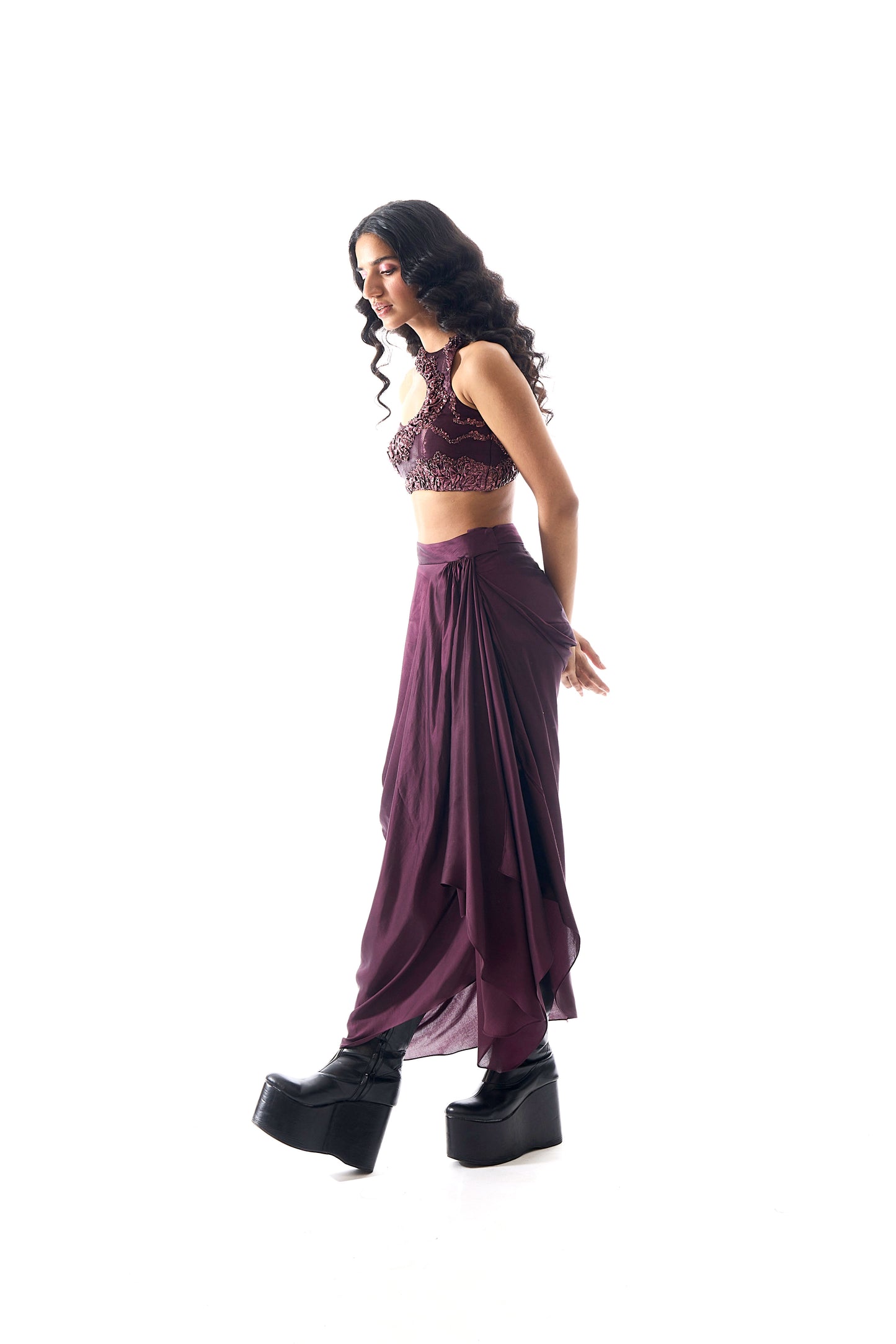 Cosmic Bloom Crop Top