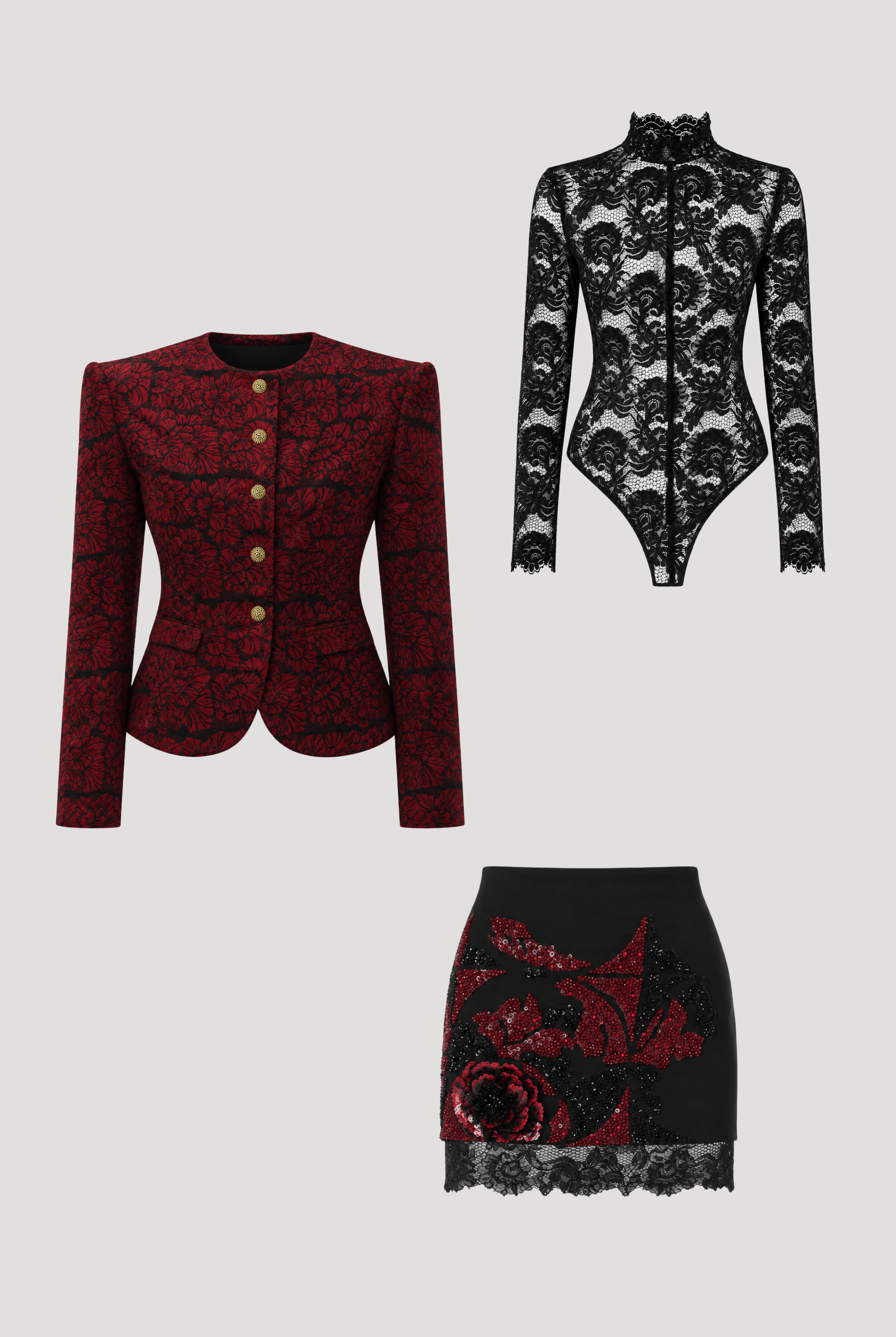 Highland Rose Set