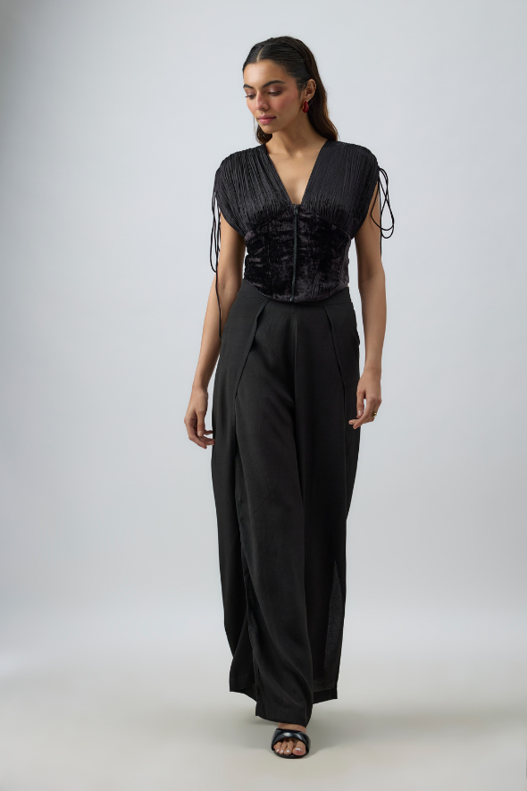 Veronica Corset Top in Black