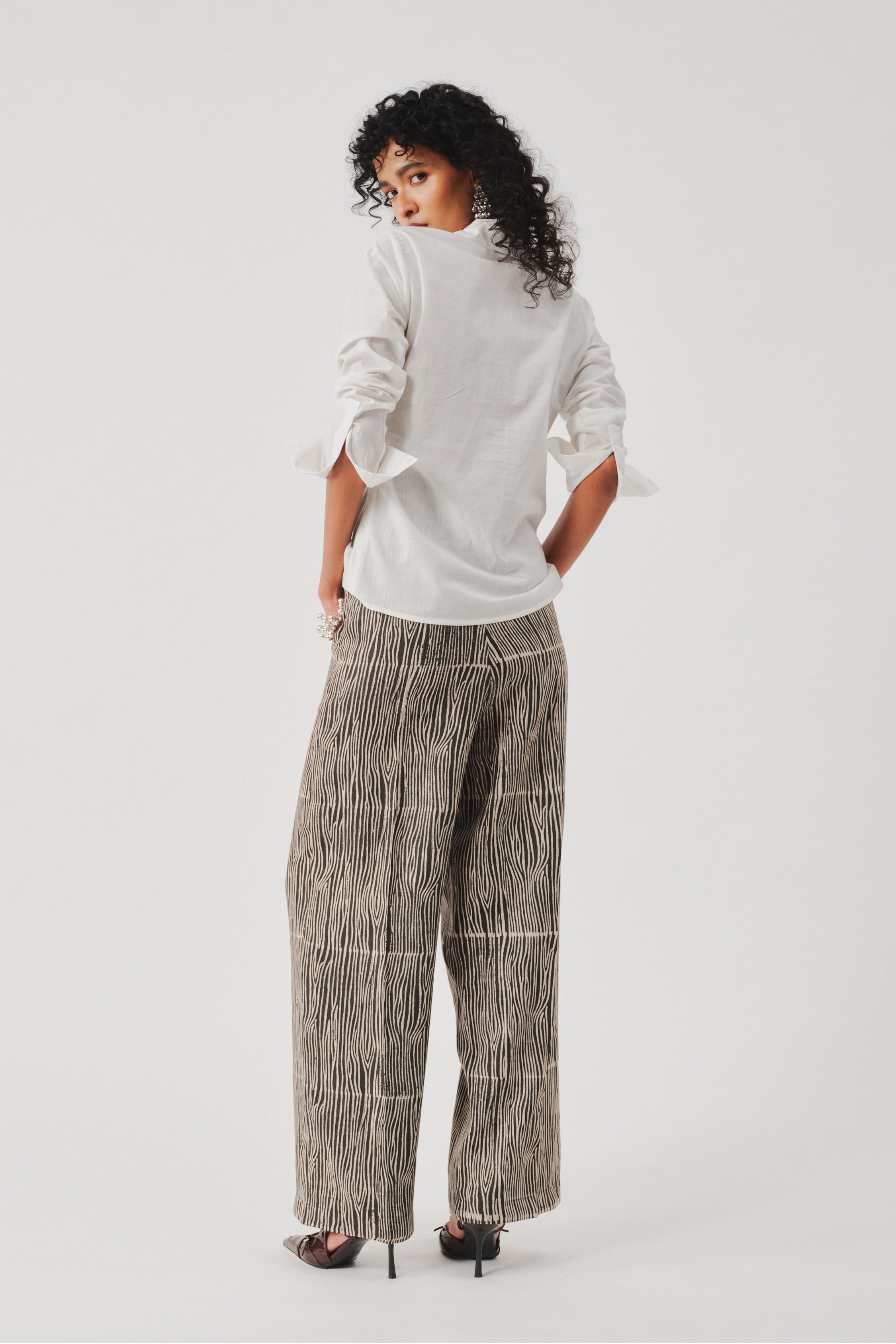 White Organic Cotton Twist Shirt