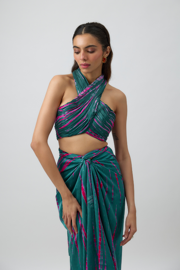 Eva Halter Top with Elastic Back