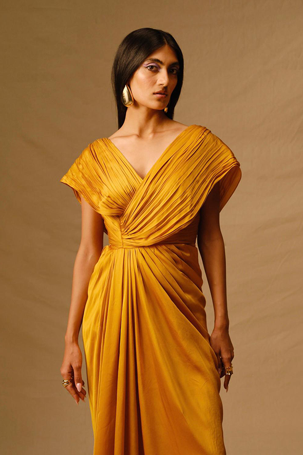 Golden Glow Gown