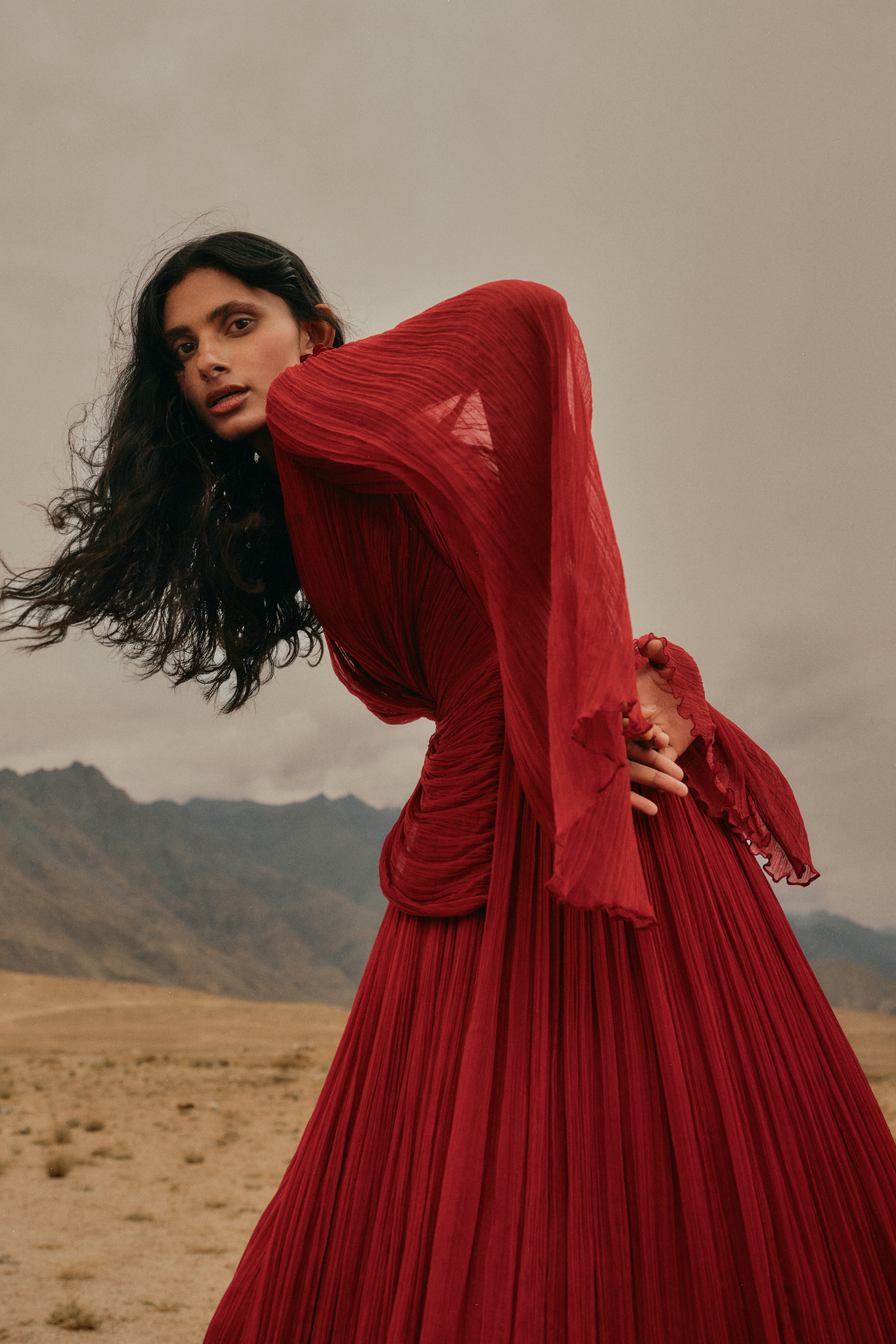 Ada Ruched Gown