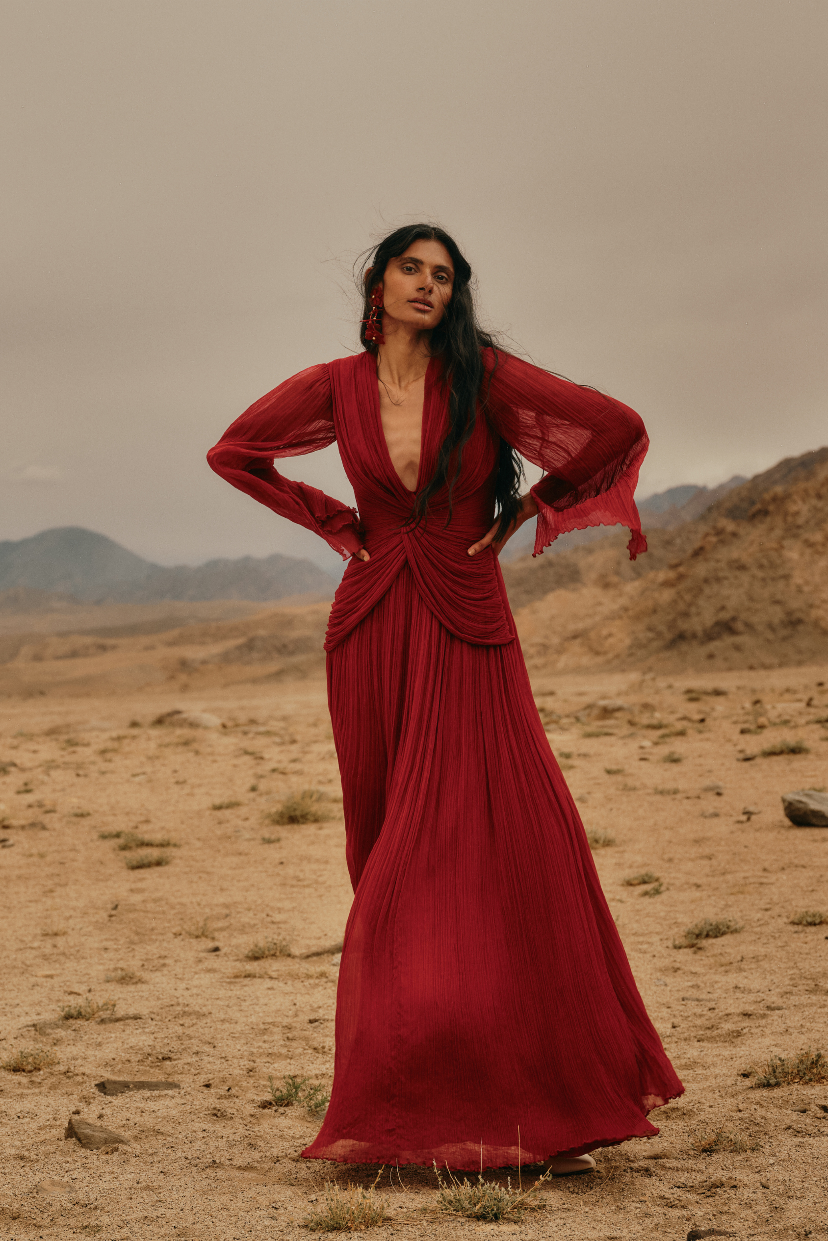 Ada Ruched Gown
